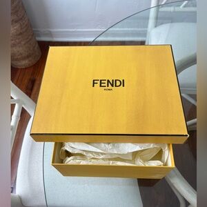 Authentic Fendi shoe box.